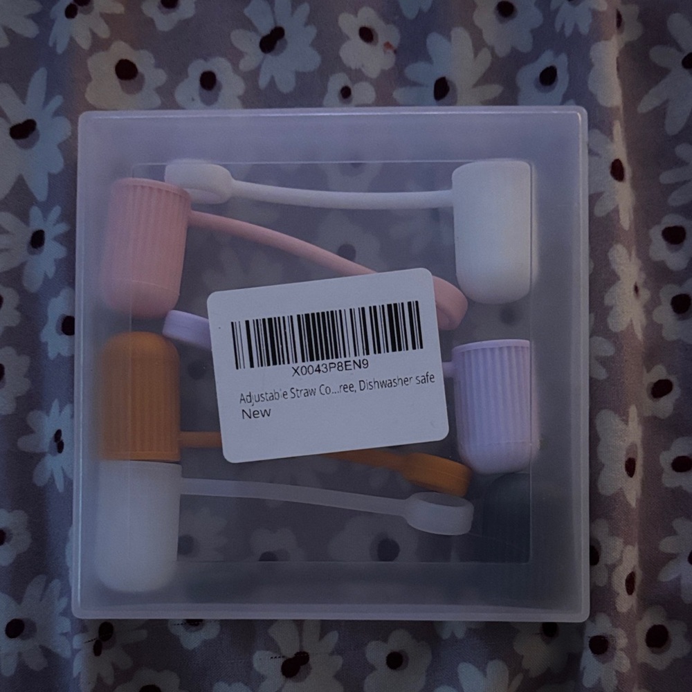 Silicone Straw Tips Set